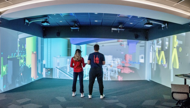 WorldViz VR lab at University of Dayton School of Engineering